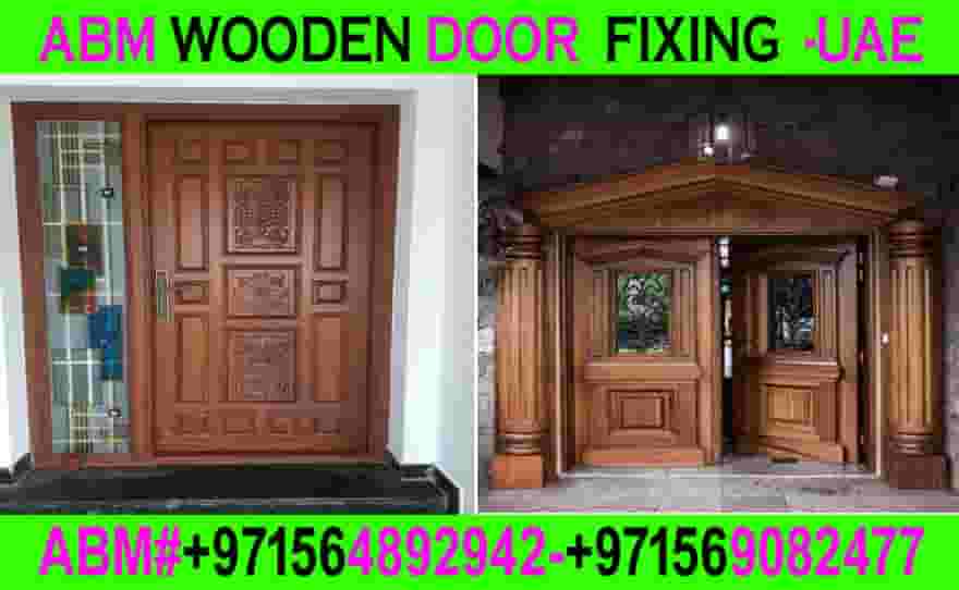 Wooden Door Fixing and polishing Maintenance Work Dubai in Ajman Sharjah UAE