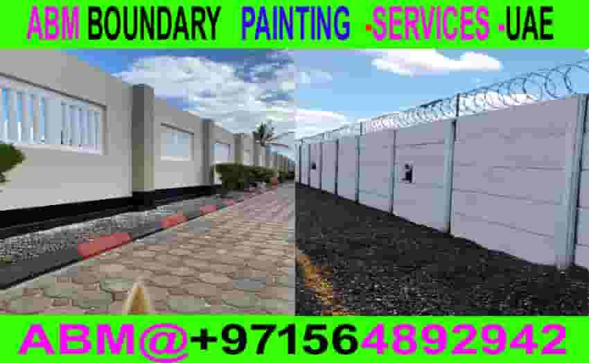Boundary Wall Painting Services Company in Dubai Ajman Sharjah