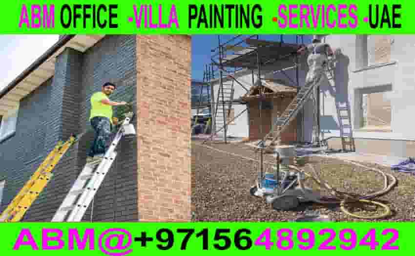 Real east Building villa Painting Ajman Sharjah Dubai
