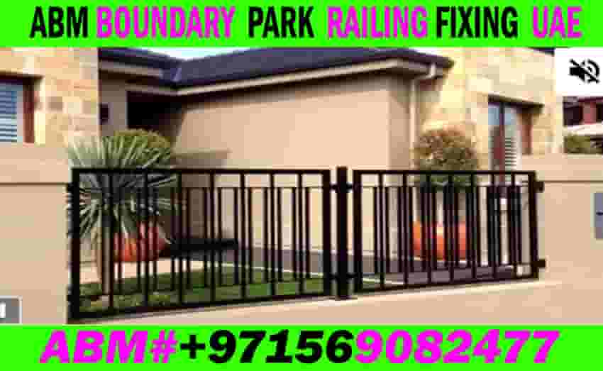 Park Boundary Railing Fixing Contractor in Ajman Dubai Sharjah UAE