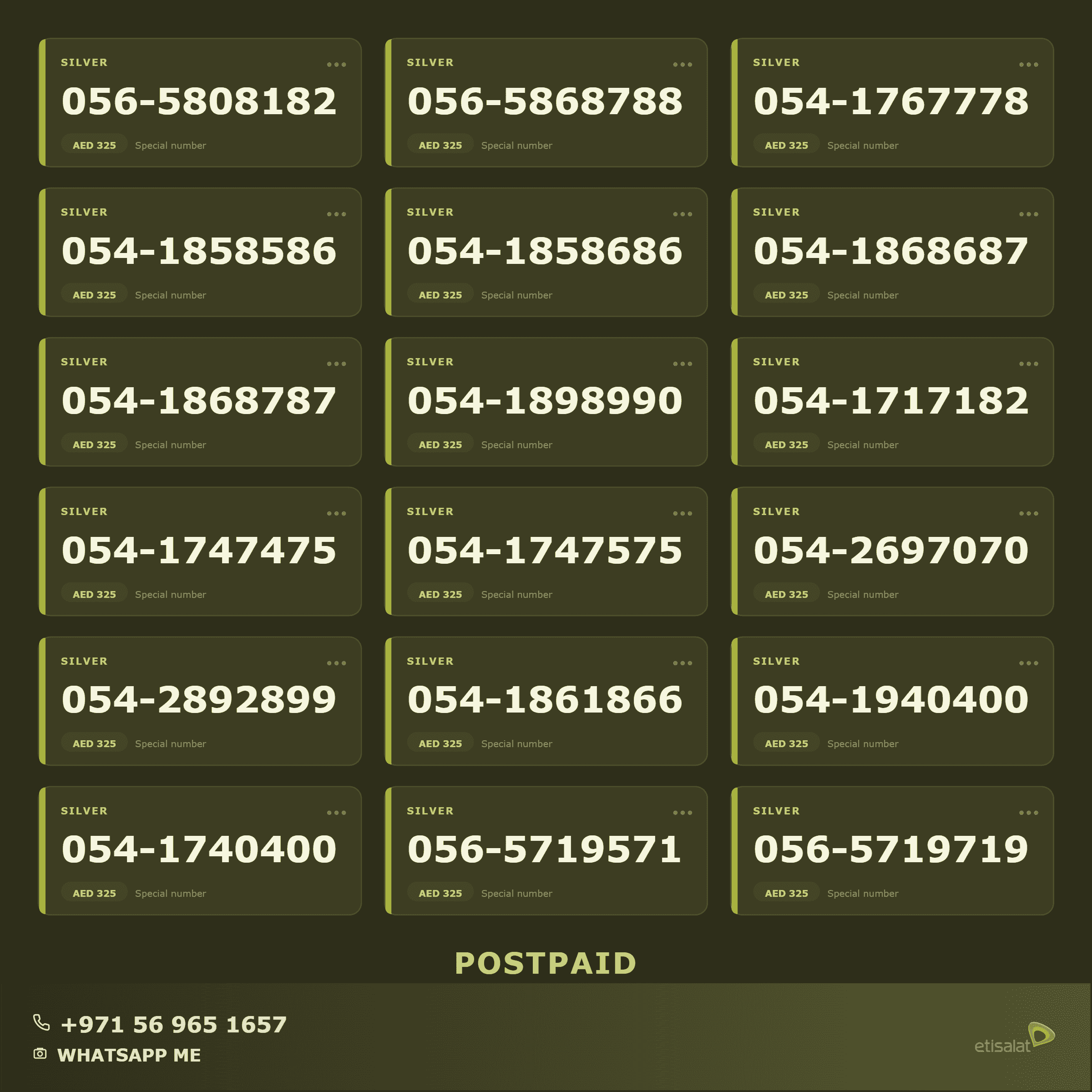 Dubai Gold Number | VIP and Luxury available