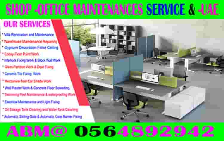 Office Decoration Maintenance Contractor In Dubai Ajman Sharjah