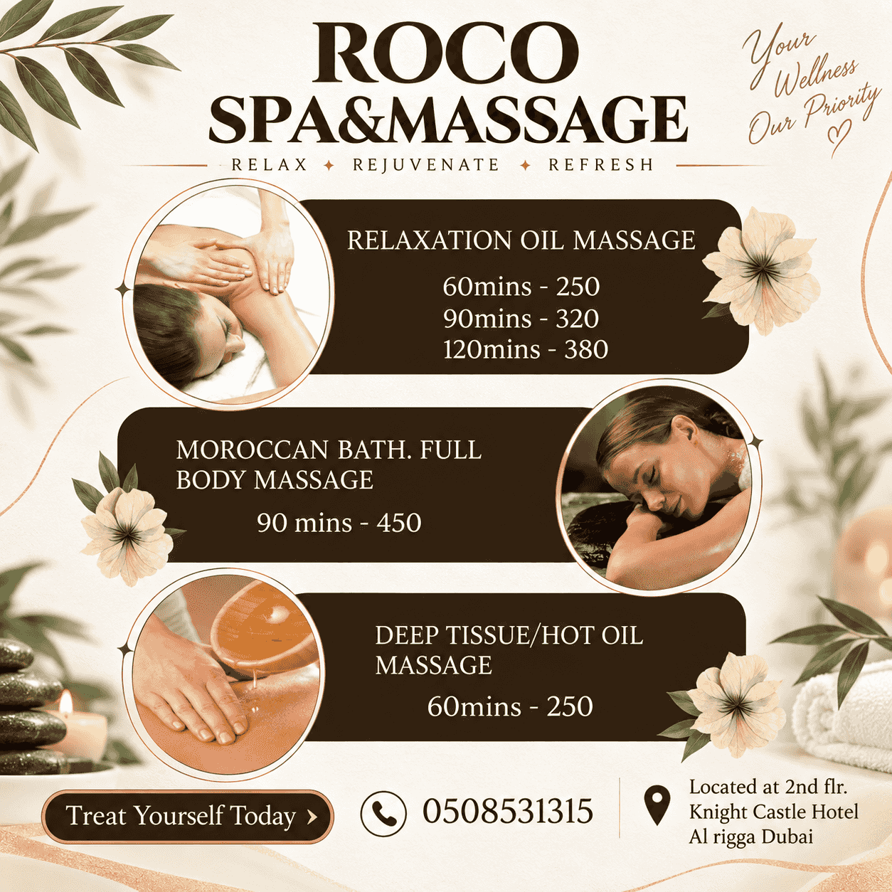 Monday Self-Care at Roco Spa&Massage