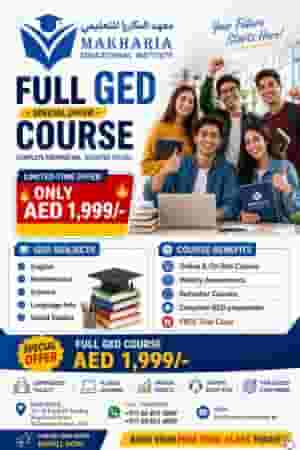 GED Training Center in Sharjah – Call 0568723609