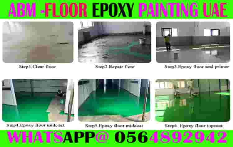 Factory Floor Epoxy Painting Company in Ajman Dubai Sharjah UAE