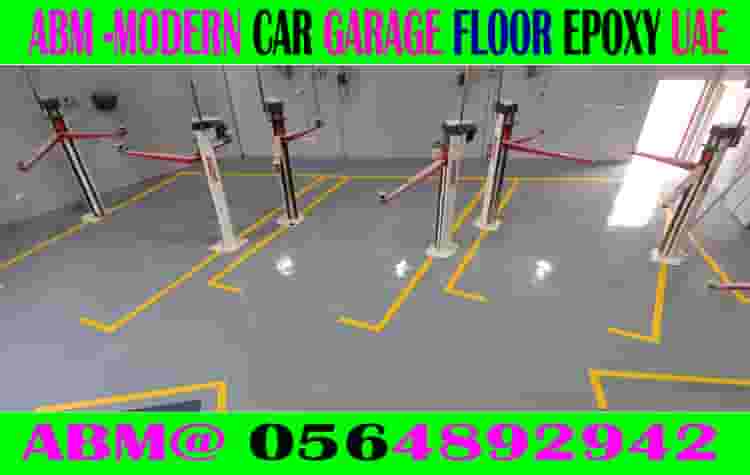 Car Workshop Epoxy Coating Paint Company in Ajman Sharjah Dubai UAE