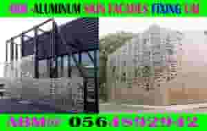 Exterior Building skin facades Fixing Contractor Ajman Sharjah Dubai
