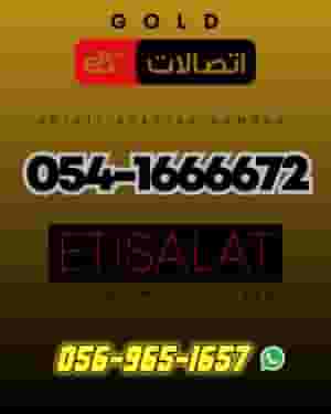 Fancy 054 Number UAE | VIP & Platinum Available