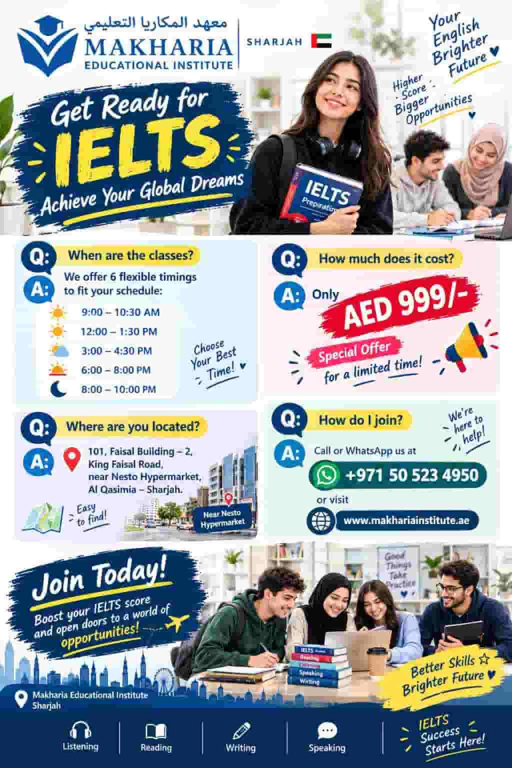 IELTS Preparation Classes in UAE Build Your English Skills with Expert Guidance