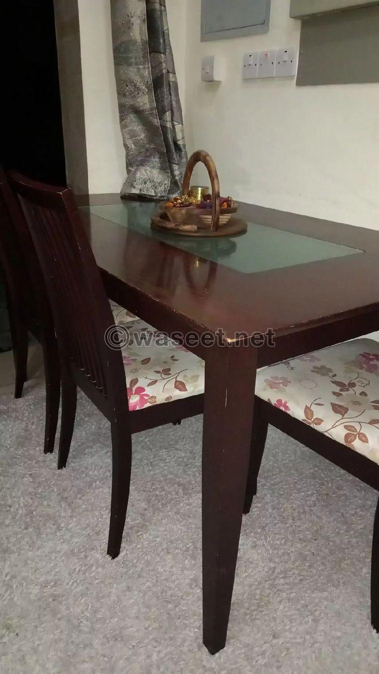 Table with 3 chairs for sale 1