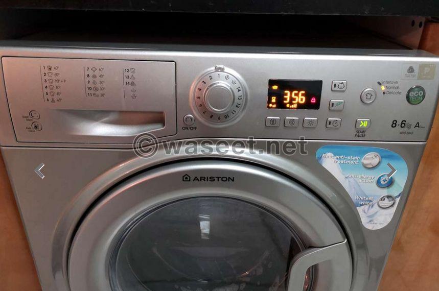 Ariston 8kg/6 kg front load washer dryer 0