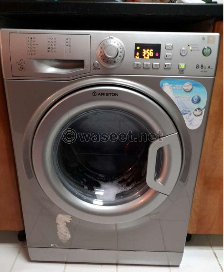 Ariston 8kg/6 kg front load washer dryer 1
