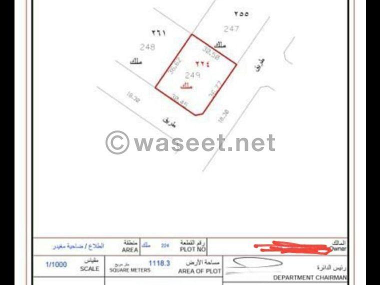 Residential land for sale in Al Talaa  0