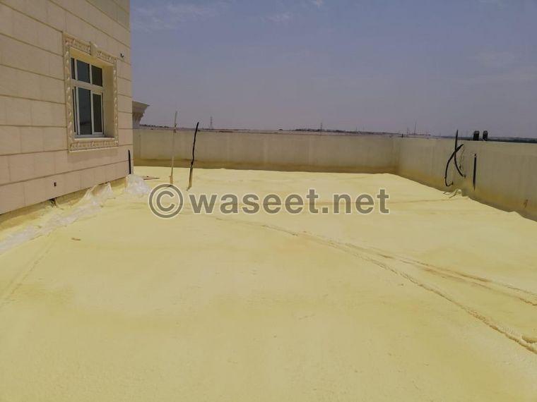 Roof insulation and water leakage treatment 1