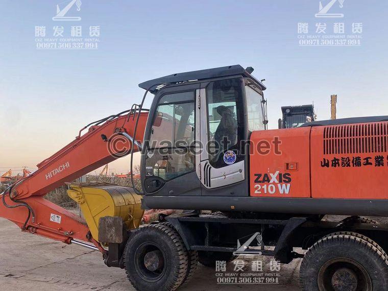 Hitachi 210 excavator imported wheels 0