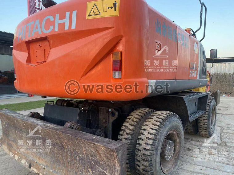 Hitachi 210 excavator imported wheels 1