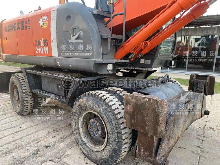 Hitachi 210 excavator imported wheels 2