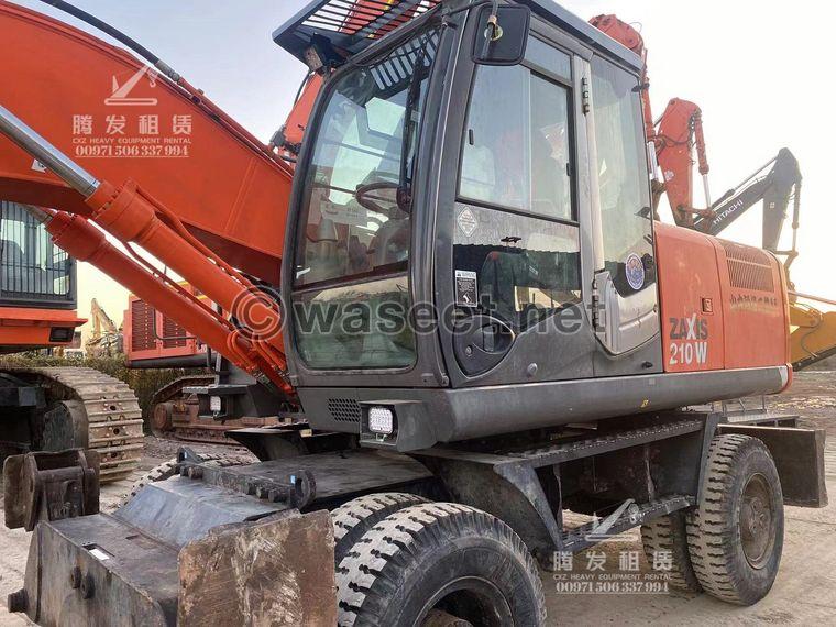 Hitachi 210 excavator imported wheels 4