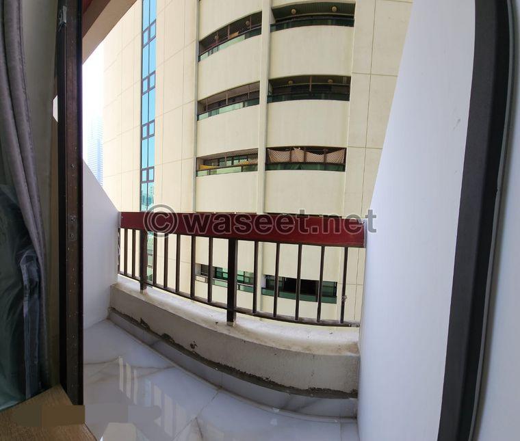 For rent a furnished partition on Hamdan Street with a balcony  1