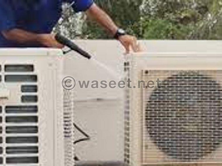Air conditioner washing and maintenance 1