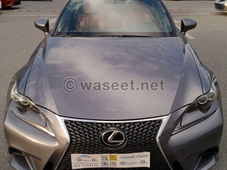 Lexus IS is a fully featured model 2016 0