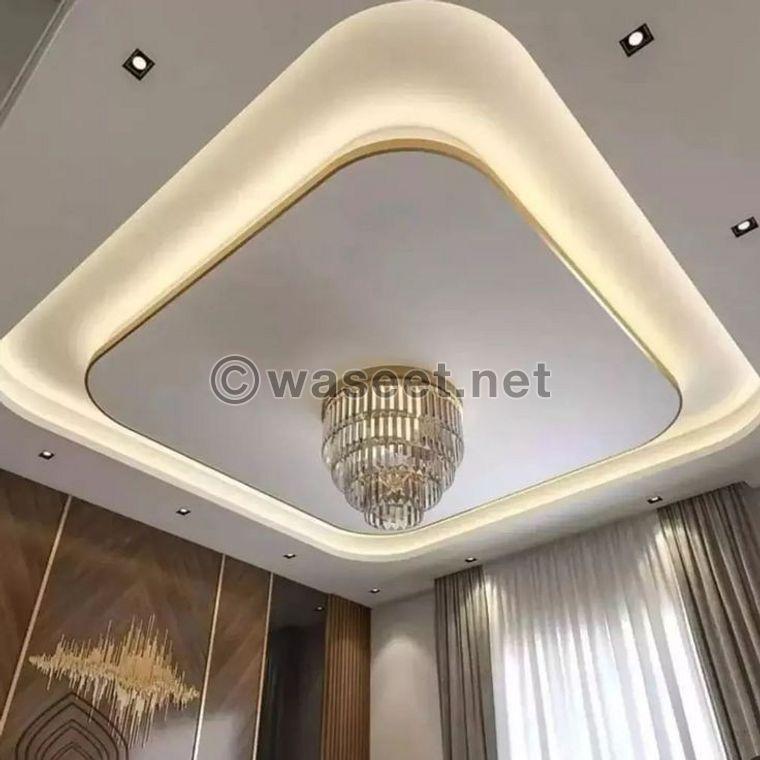 All kinds of gypsum board works  2