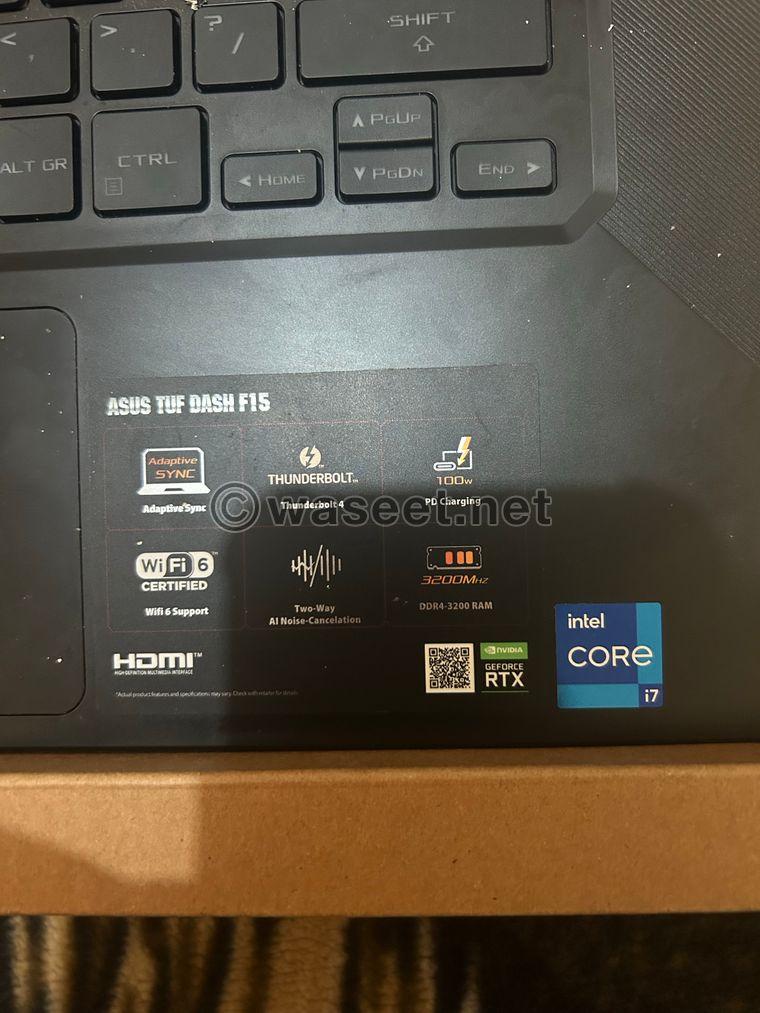 Laptop gaming asus tuf F15 1