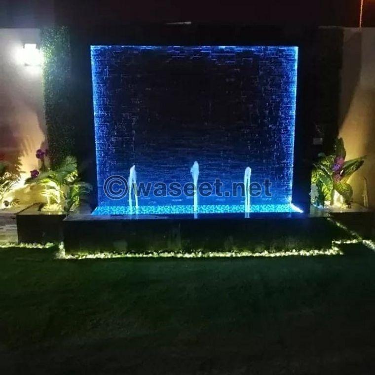 Landscaping and waterfalls 0