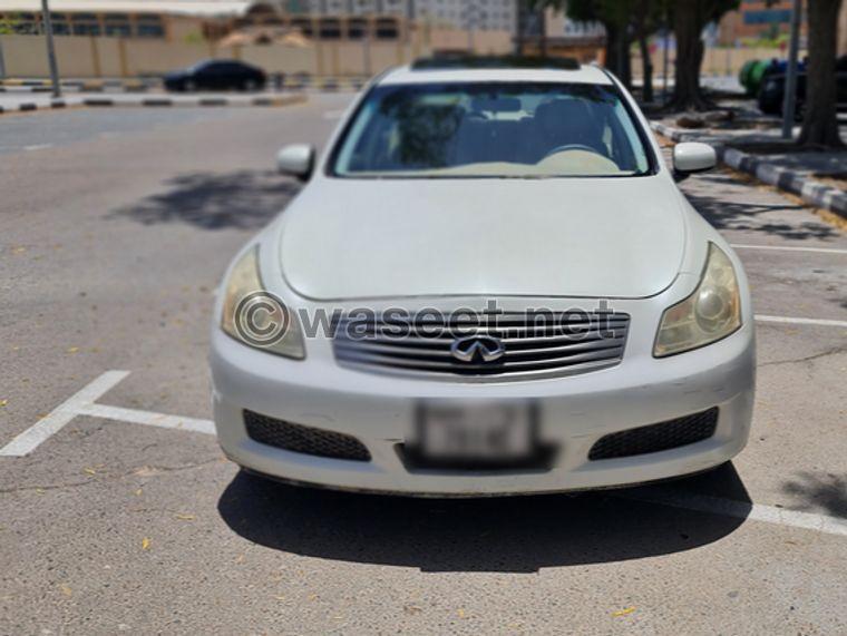 Infiniti G35 2007 imported from the United States. Ownership and inspection 2035 0