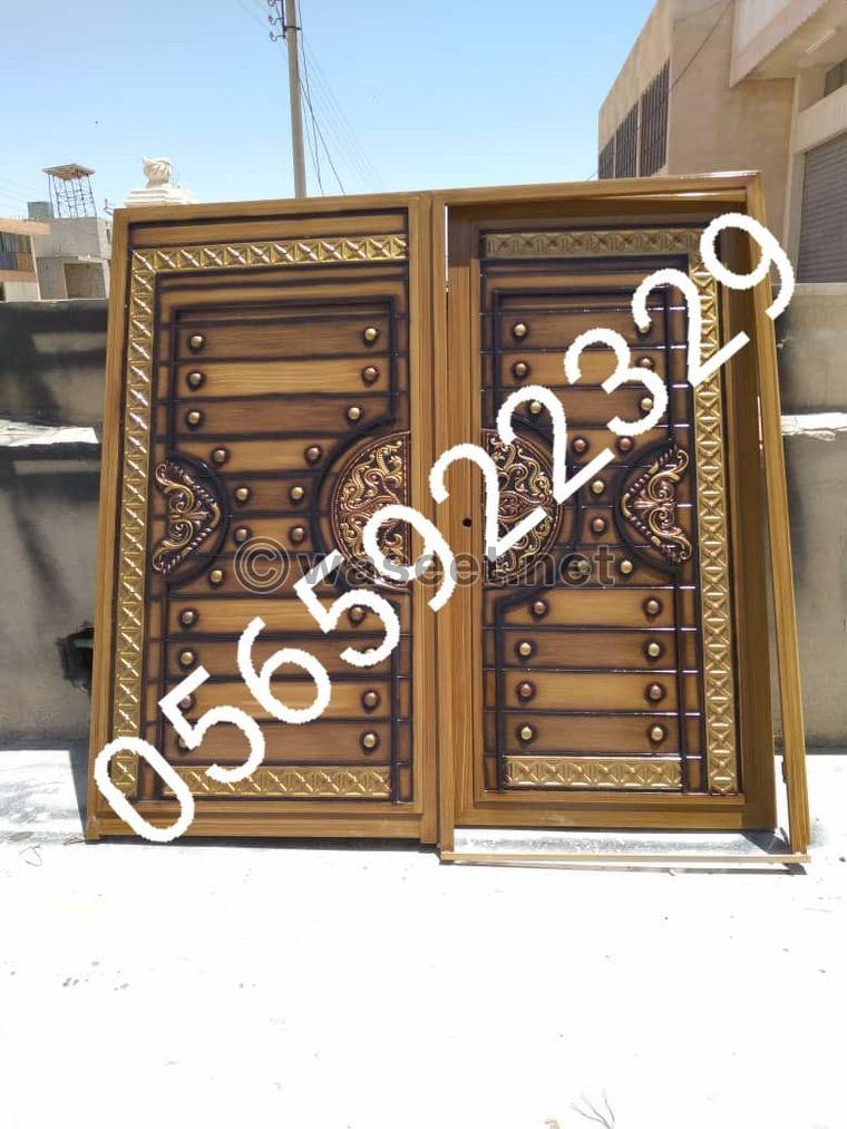 Manufacture of iron doors, powder coating, wood antiques and antiques 3