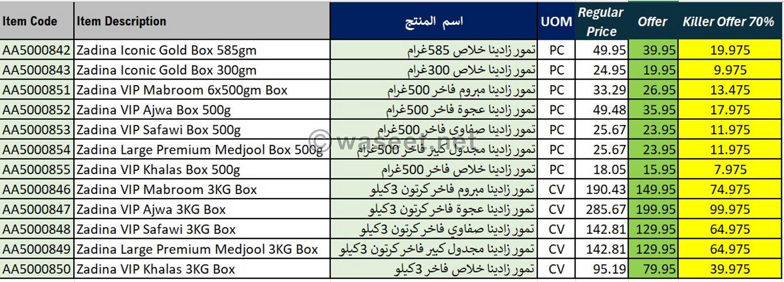 يقدم Killer أكثر من سبعين بالمائة من Zadina Date  0