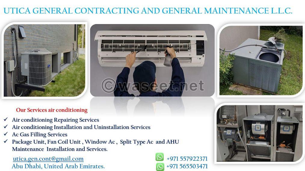 Air conditioning maintenance electronic works  plumbing works 5