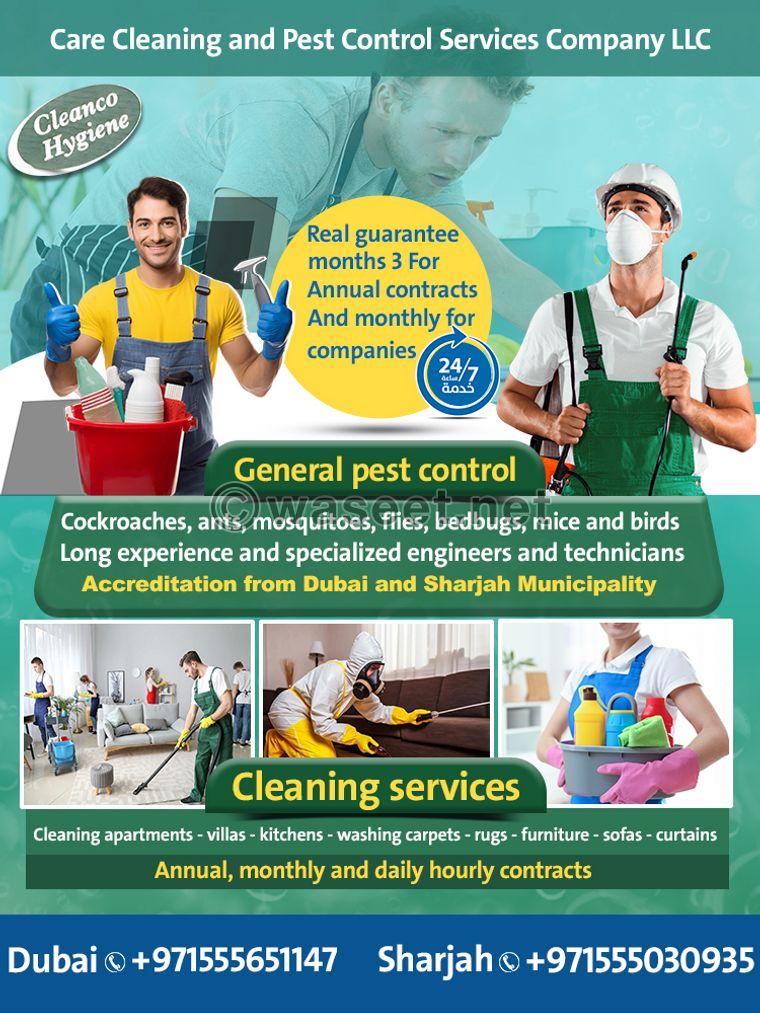 Care Company for Cleaning and Pest Control Services  1