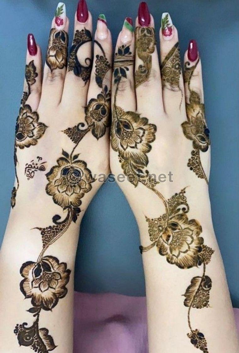 Henna painting service  5