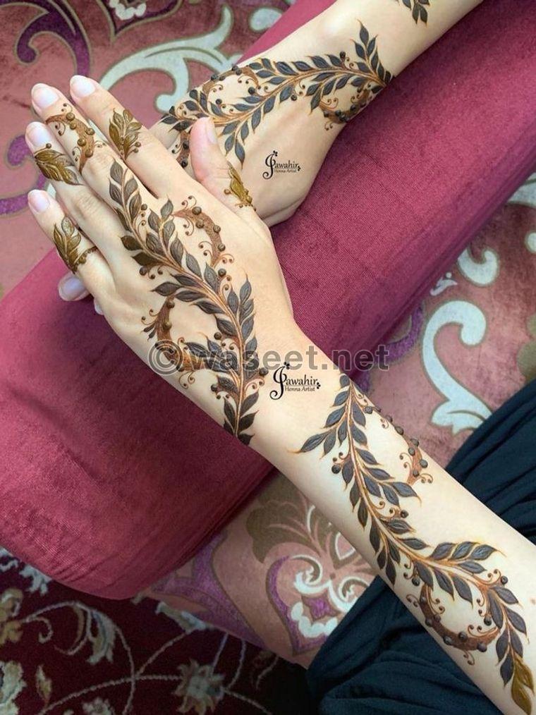 Henna painting service  7