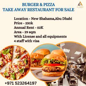 Burger and  Pizza Restaurant for Sale