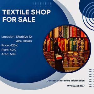 Textile Shop for Sale