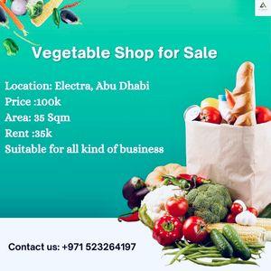 Vegetable Shop for Sale