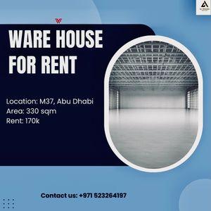 Warehouse for rent M37 Abu Dhabi 