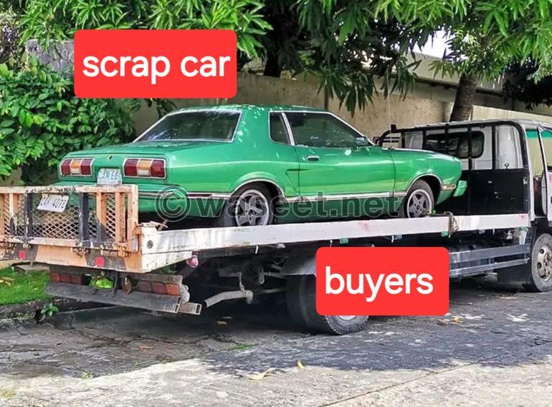 We buy all kinds of scrap cars 1