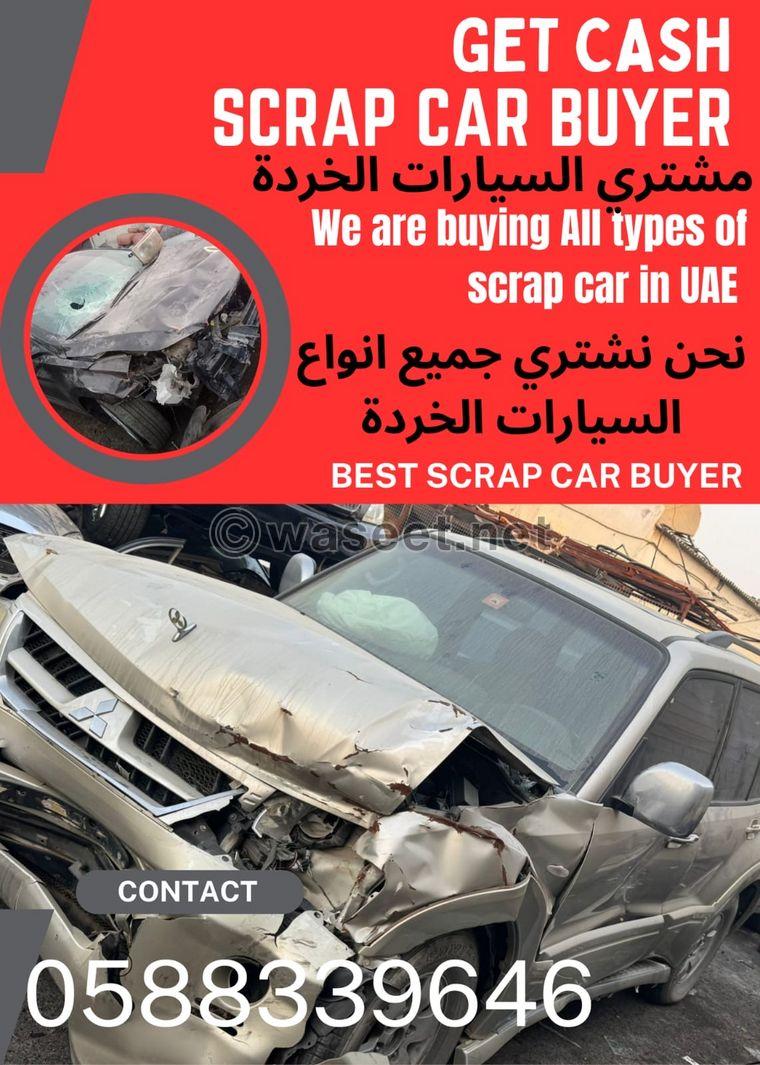 We buy scrap cars in the UAE 1