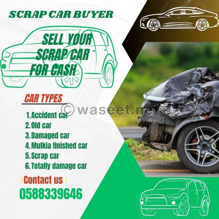 We buy scrap cars in the UAE 2