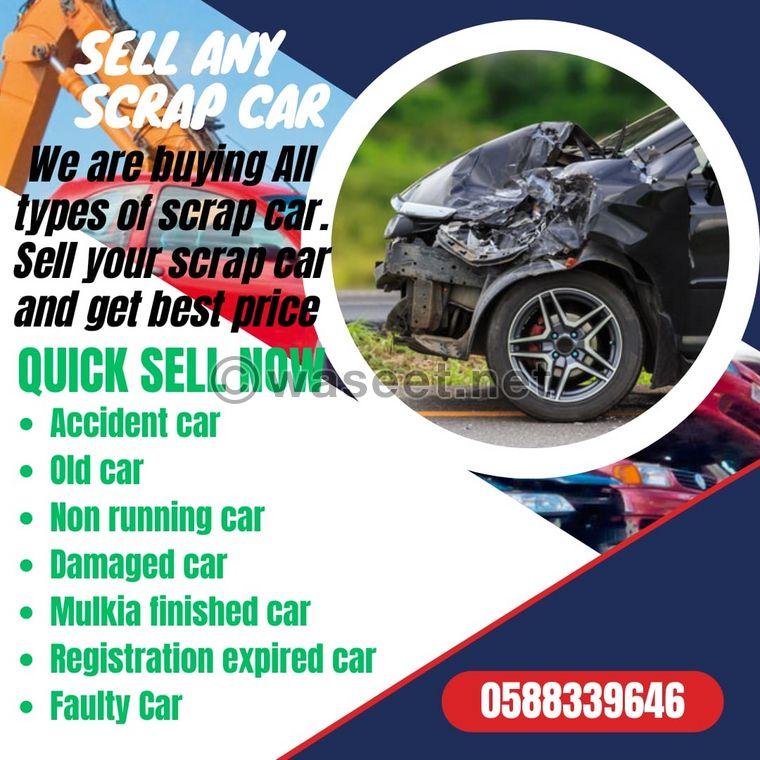 We buy scrap cars in the UAE 3