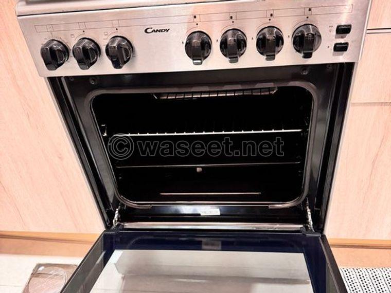 Almost new gas stove, Candy brand  0