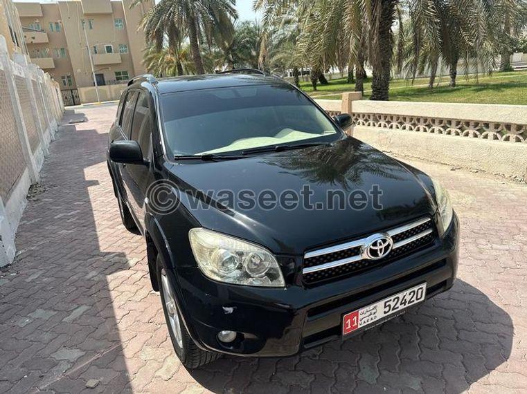 For sale Toyota RAV4 model 2008  0