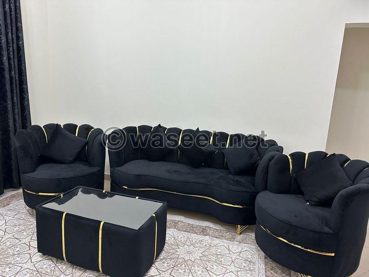 Furnished room and hall for rent in Al Shorouk Towers  0