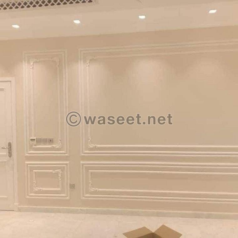 Wall and ceiling works for villas, apartments and projects 0