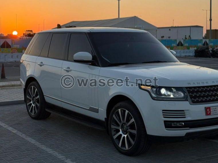 For sale Range Rover model 2015 0