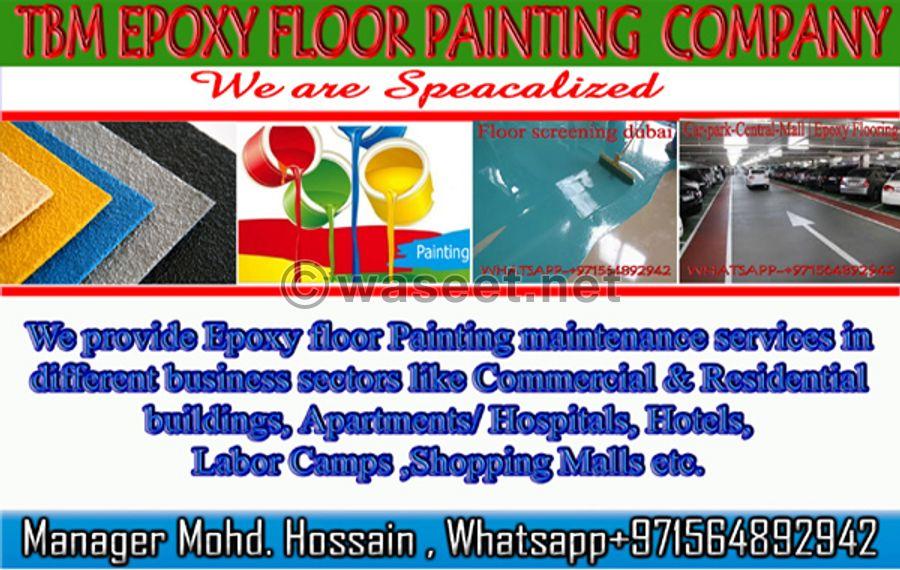 Anti skid Car Parking Epoxy paint Applicator in UAE 4