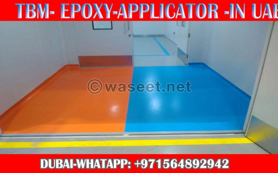 Anti skid Car Parking Epoxy paint Applicator in UAE 7